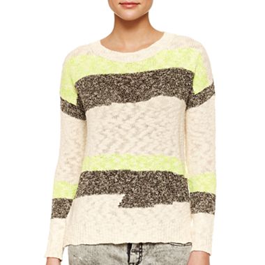 MNG by Mango Open Stitch Multi Color Sweater