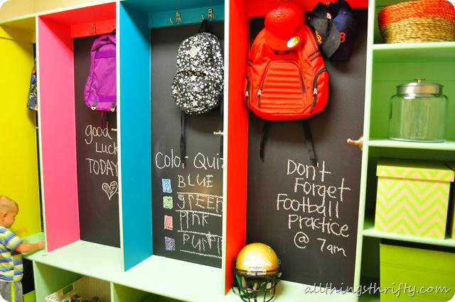 Chalkboard wall