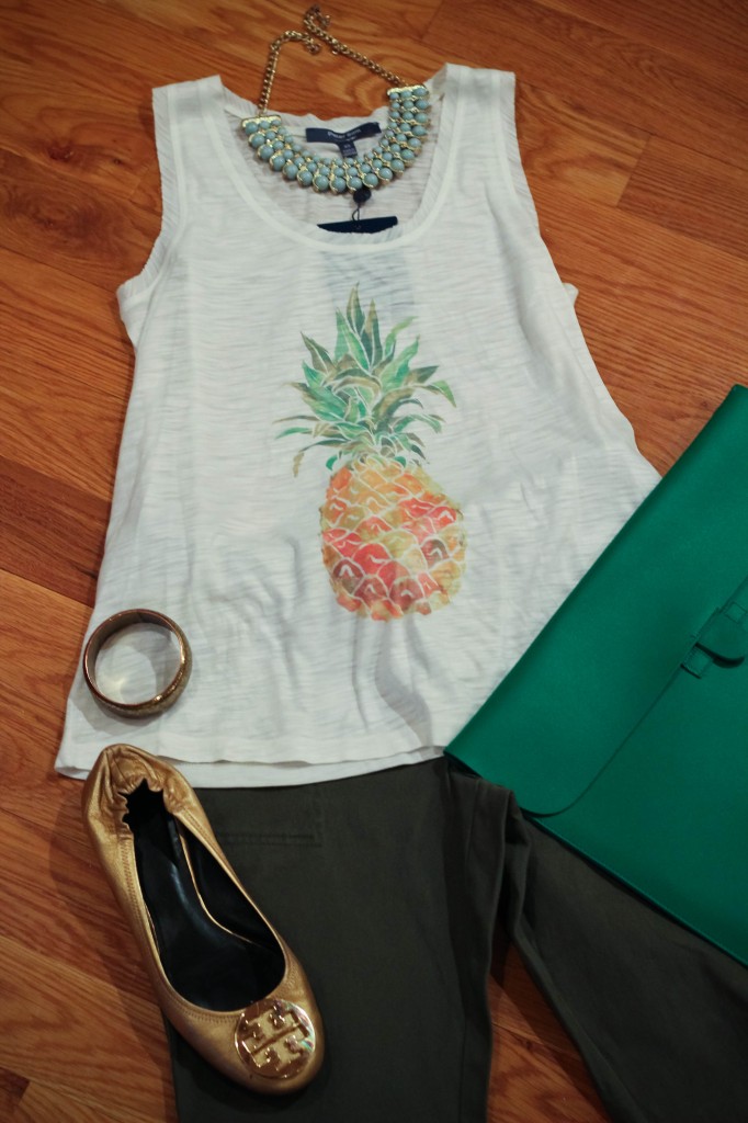 Peter Som for Kohl's Pineapple tank