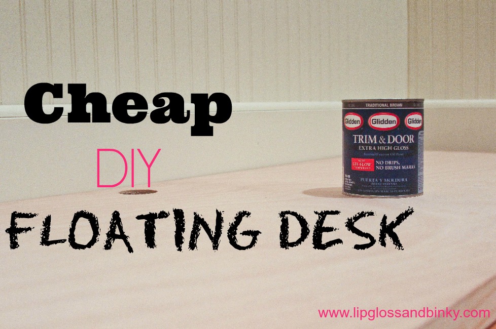 DIY Floating Desk