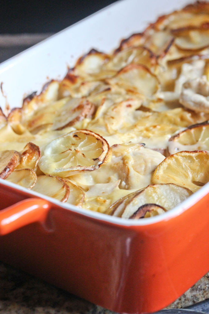 Lemon chicken potato casserole