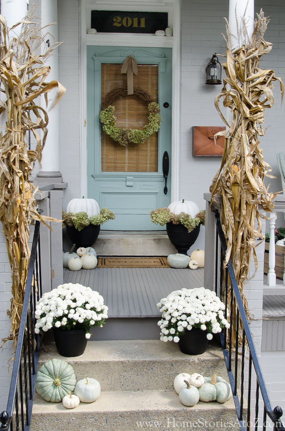 Fall porch decor