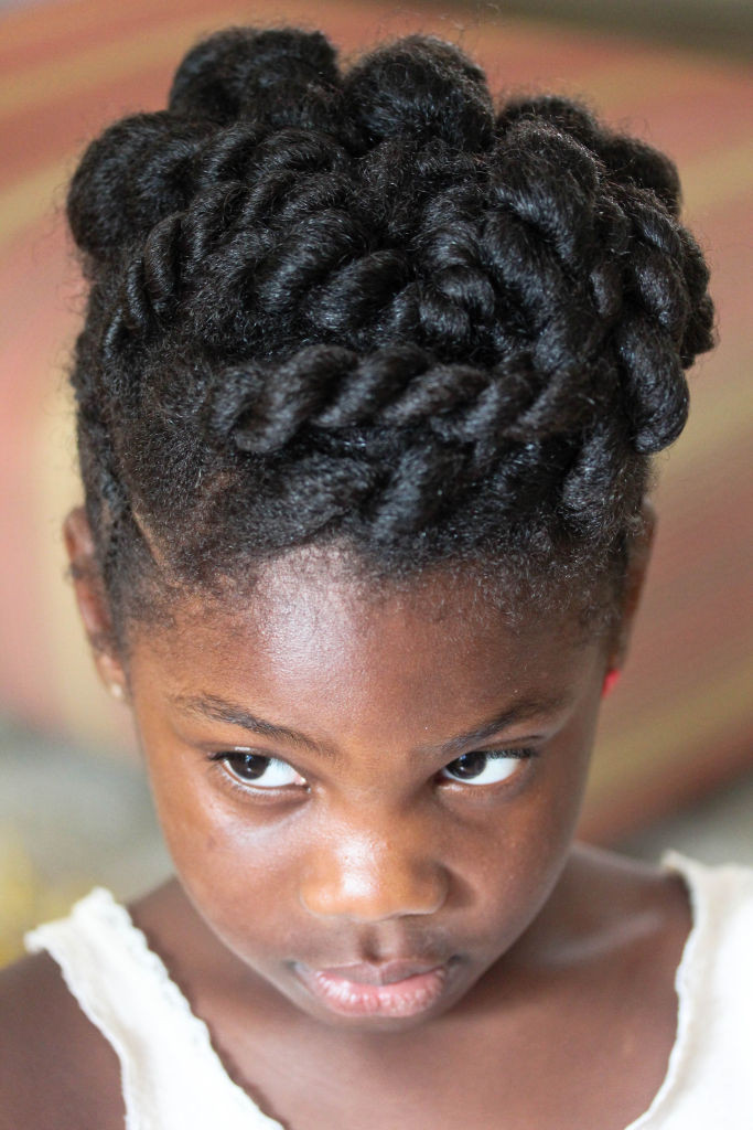 Natural Hair Kids Protective Style