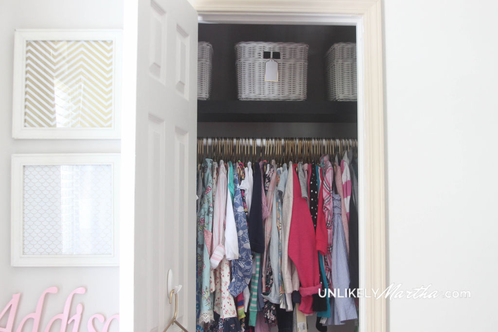 Girls Closet Makeover