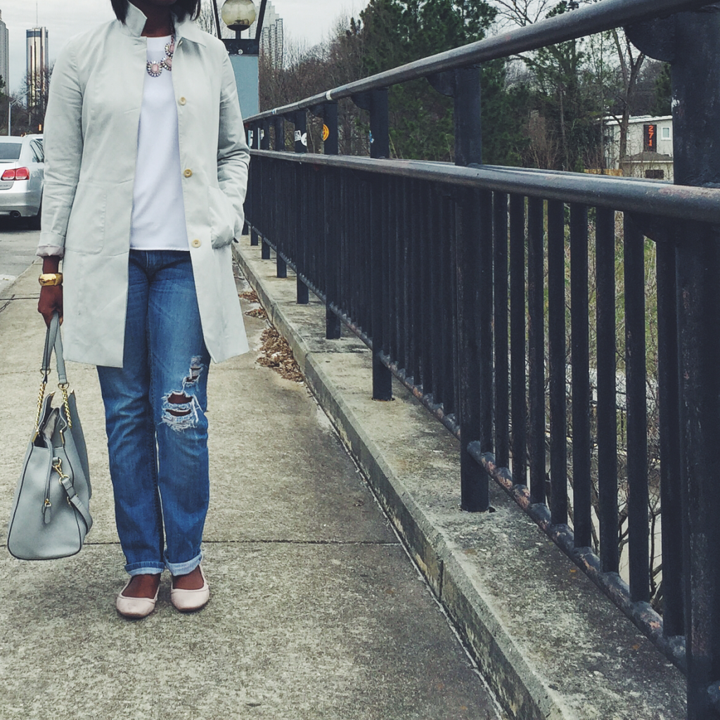 distressed boyfriend jeans