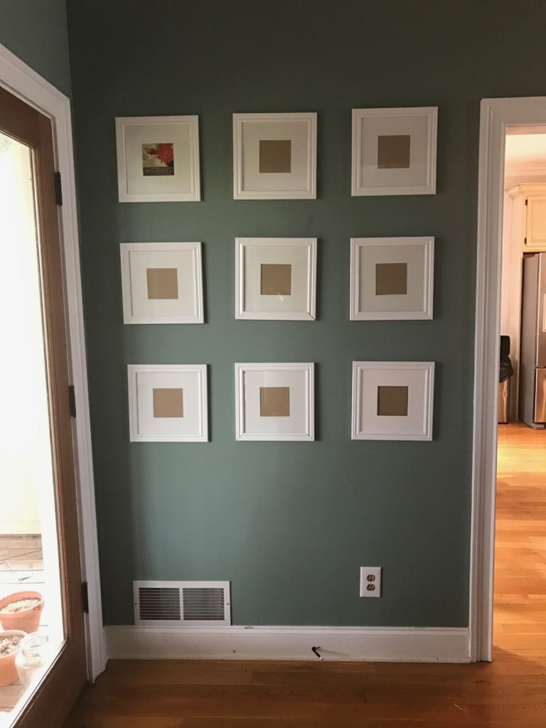 how to hang a gallery wall
